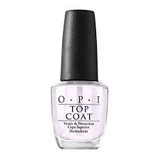 One thin coat should last you up to three weeks, so this bottle should last you through many matte manicures (say that five times fast). Amazon Com Opi Nail Polish Top Coat Protective High Gloss Shine 0 5 Fl Oz Opi Premium Beauty