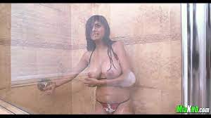 Mia khalifa in shower