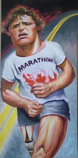 Terry Fox Painting by Charles Johnston - Terry Fox Fine Art Prints and Posters for Sale - terry-fox-charles-johnston