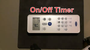 carrier ac remote controller