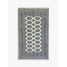 gooch luxury bokhara rug ivory grey