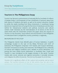 Your introduction has a dual purpose: Tourism In The Philippiness Free Essay Example