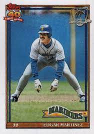 Edgar martinez rookie card #mlb #baseballcards #mariners. Top Edgar Martinez Baseball Cards Rookies Inserts Prospects Ranked