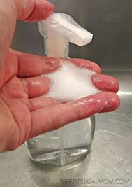 homemade foaming hand soap thrifty
