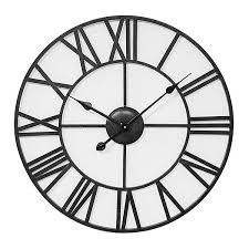 Wrought 60 Cm Metal Cut Out Wall Clock