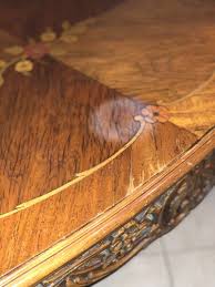 remove a white heat ring from a wood table
