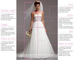 Wedding Dress Measurements Weddings Dresses