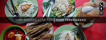 Nasi dagang yang berasal dari terengganu dimasak menggunakan pek nasi dagang atas tol (ndat) bersaiz 400g. Pure Terengganu Nasi Dagang Atas Tol Denyut Nadi
