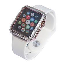 The series 1 is identical to the original apple watch and ostensibly the series 2, although the latter is actually 0.9mm thicker. Flyfox Tm Apple Watch Series 1 38mm Case Fashion Full 3d Bling Super Thin Pc Plated Plating Protective Bumper Case Cover Skin Rose Gold 38mm Buy Online In Bosnia And Herzegovina At Bosnia Desertcart Com Productid