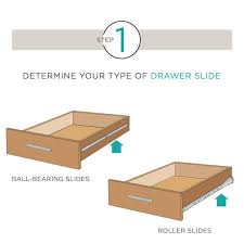bottom mount drawer slide set