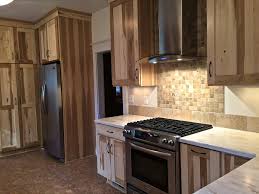 large rustic hickory kitchen kitchen