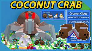 I Unlocked The New Coconut Clogs And Defeat Giant Coconut Crab Boss In  Roblox Bee Swarm Simulator - YouTube