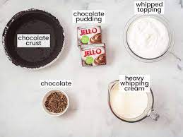 the best chocolate jello pudding pie