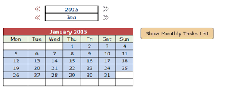 Calendar Integrated With A To Do List Template In Excel