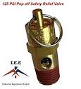 Air tank pressure relief valve