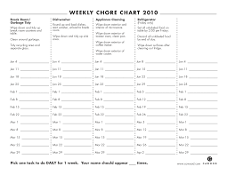 9 Best Images Of Printable Weekly Chore Chart Weekly Chore