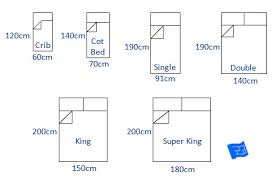 Bed Dimensions Uk Chart Roole