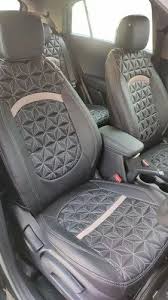 Pu Leather Designer Black Car Seat Cover