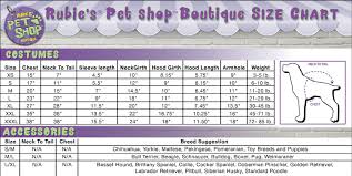 Disclosed Costume Sizing Chart California Costumes Size