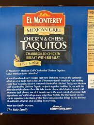 el monterey en and cheese taquitos