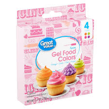 Icing colors are highly concentrated, which gives frosting rich coloring without disturbing consistency. Great Value Neon Gel Food Colors 4 Count 2 7 Oz Walmart Com Walmart Com