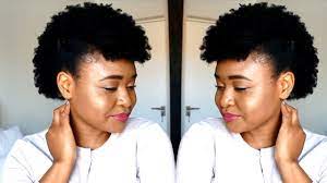 afro mohawk hairstyle tutorial you