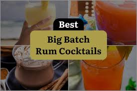 20 big batch rum tails to shake up