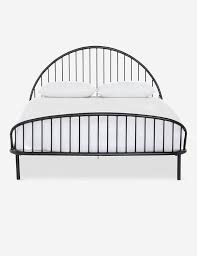 Lafayette Arched Black Iron Standard Bed
