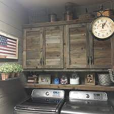 rustic laundry rooms