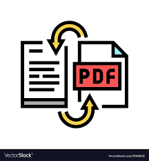 convert pdf file to word pad color icon