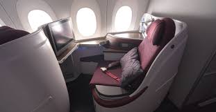 review qatar airways qr 944 business