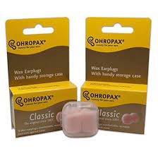 ohropax reusable wax cotton ear plugs