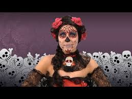 day of the dead costume makeup tutorial