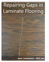 repairing gaps in laminate flooring