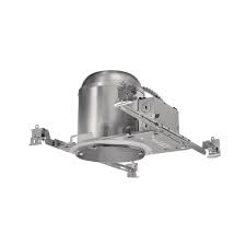 Halo H750 6 In Aluminum Led Recessed Lighting Housing For New Construction Ceiling T24 Rated Insulation Contact Air Tite H750icat The Home Depot