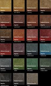 Interior Floors Color Chart Smith Art Concrete Stamp