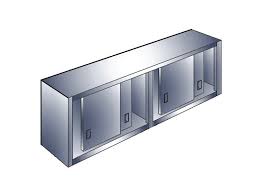 Wall Cabinet No Under Shelf Sliding Doors