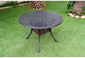 almeria small round patio table