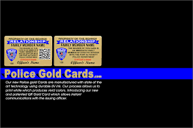 Pba stands for the police benevolent association and nearly every police officer in the united states is a member. Police Gold Cards