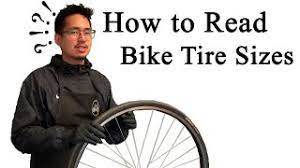 how to read a bike tire size you