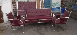 stainless steel sofa set in kolkata