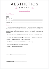 aesthetics model consent pdf