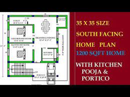 Bhk Home Plan South Facing House Plan