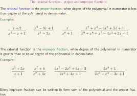 the rational function proper and