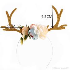 To make your first antler, take two full size and one half size pipe cleaner and fold them in half. 2019 Reindeer Antlers Headband Christmas And Easter Party Diy Women Girs Kid Christmas Deer Costume Ear Party Hairband From Guoguo8919 1 86 Dhgate Com