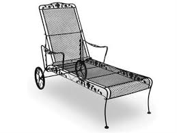 Meadowcraft Dogwood Wrought Iron Chaise