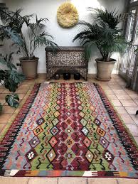 turkish kilim midcentury vine