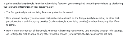 google ytics privacy policy free