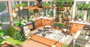 My Rooftop Greenhouse Sims House