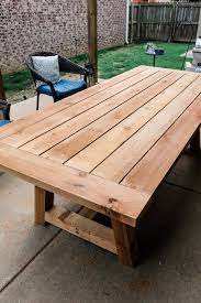 Diy Outdoor Dining Table Restoration